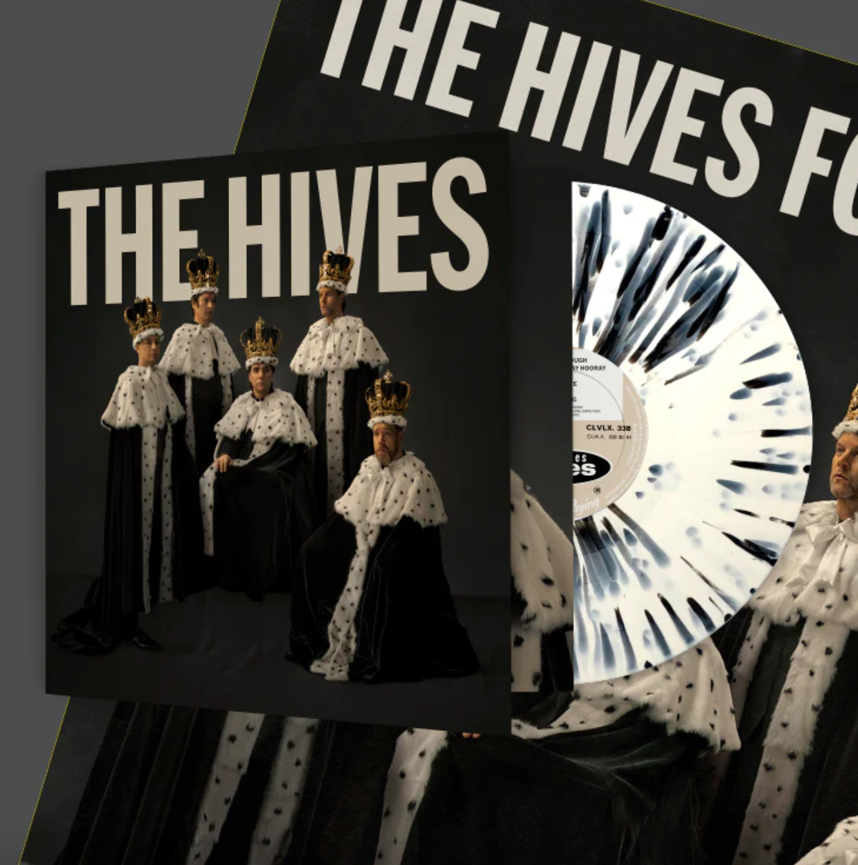 THE HIVES FOREVER, FOREVER THE HIVES - 限定盤サイン入りブラック&ホワイト・スプラッター・エフェクト・ヴァイナル